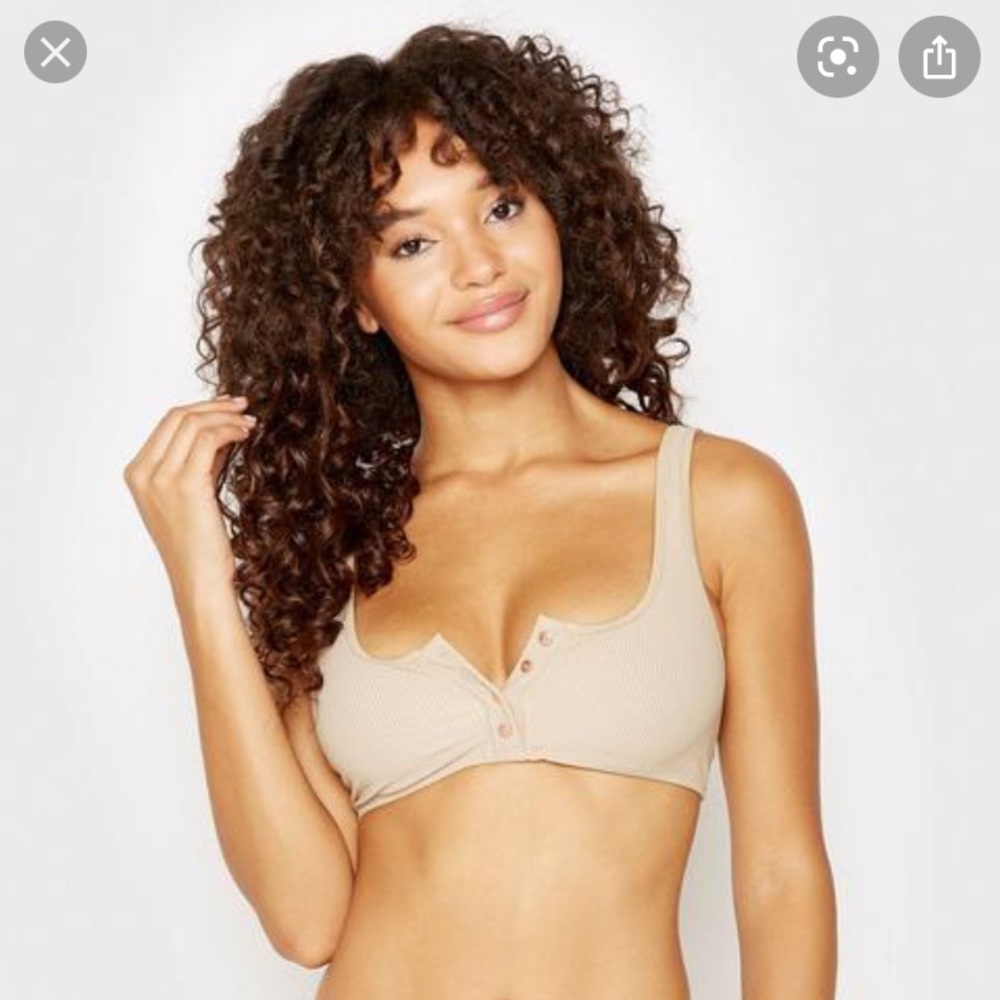 Frankies Bikinis Alana Top - Latte, size S